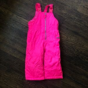Carter’s pink toddler Snow pants 🦄